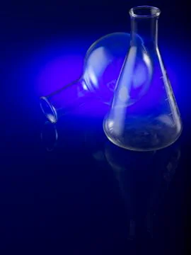 Laboratory glassware Stock Photos