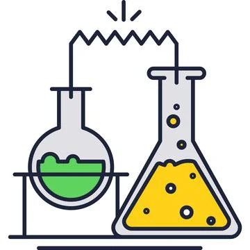 Laboratory icon lab experiment and science vector Stock Illustration