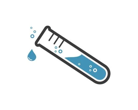Laboratory icon logo vector illustration design Stock Illustration