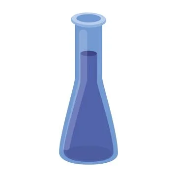 Laboratory instruments in white background Illustrazione stock