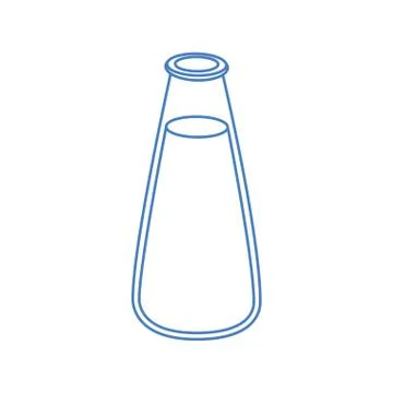 Laboratory instruments in white background Illustrazione stock