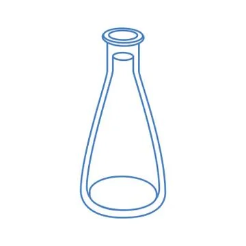 Laboratory instruments in white background Illustrazione stock