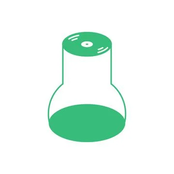 Laboratory logo design concept Stock Illustration