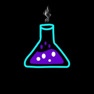 Laboratory logo design Stock Illustration