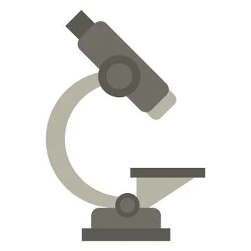 Laboratory microscope equipment icon 库存插图