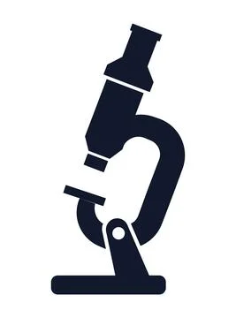 Laboratory microscope icon Stock Illustration