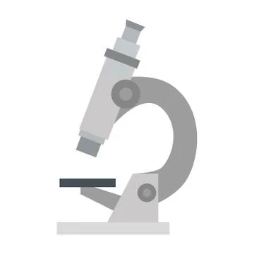 Laboratory microscope icon vector design 스톡 일러스트
