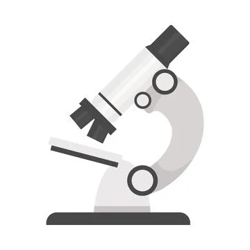 Laboratory microscope illustration Illustrazione stock