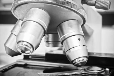 Laboratory microscope Stock Photos