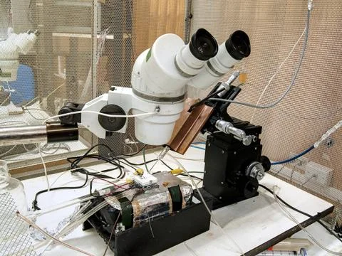 Laboratory microscope Stock Photos