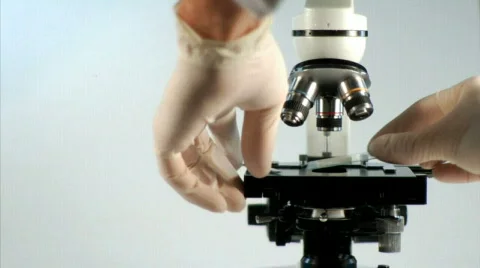 Laboratory Microscope Preparation - HD 库存影片 587846