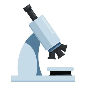 Laboratory microscope ready for scientific research and analysis Stock Illustration