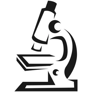 Laboratory Microscope Science Research Icon Stock Illustration