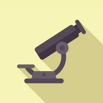 Laboratory microscope standing ready for scientific research Illustrazione stock