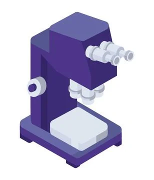 Laboratory microscope tool Ilustração Stock