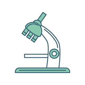 Laboratory microscope tool Stock Illustration