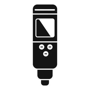 Laboratory ph meter icon simple vector. Soil measure kit Stock Illustration