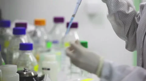 Laboratory research biotechnology Stock Footage 53051214