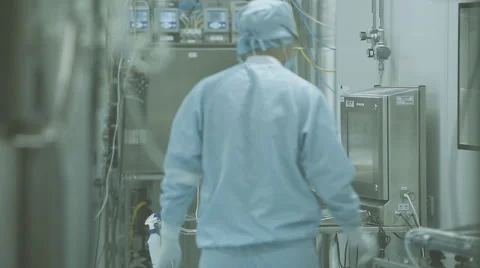 Laboratory research biotechnology worker Stock Footage 53238964