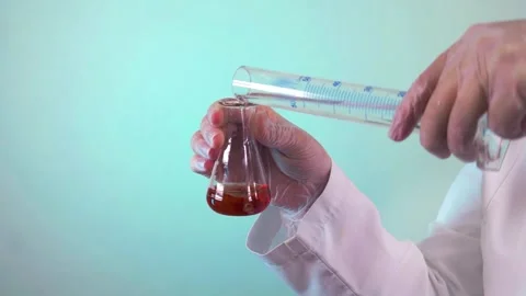 Laboratory Research in a controlled environment Video stock 242413467