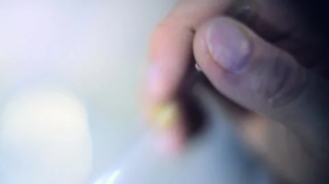 Laboratory - Rotating glass stick Stock-Footage 51784563