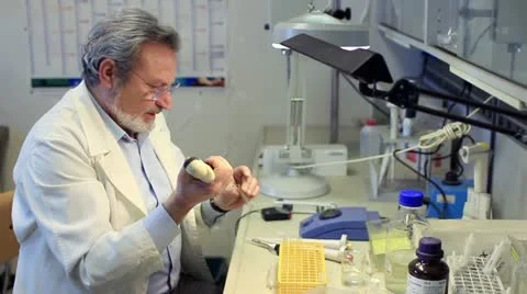 Laboratory sequence 9 shot Stock Footage 21847038