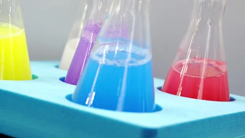 A laboratory shaker in action. Stock Footage 234606682