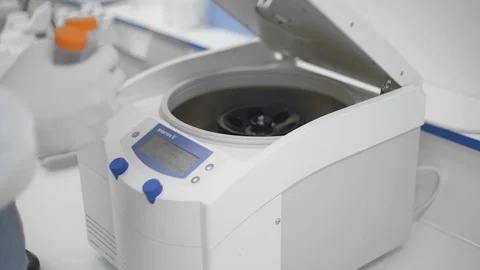 Laboratory spinner in a clean environment Stock Footage 103434058