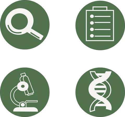 Laboratory stickers Stock Illustration