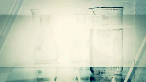 Laboratory, study of water, HD video background Stock Footage 44747272