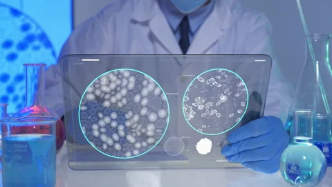 Laboratory Tablet  Stock Footage 194854659