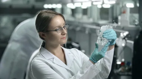 Laboratory Team at Work Stock Footage