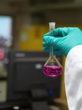 Laboratory technician at the work Foto stock