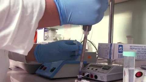 Laboratory test Stock Footage 186165278