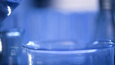 Laboratory test tube Stock Footage 129879453