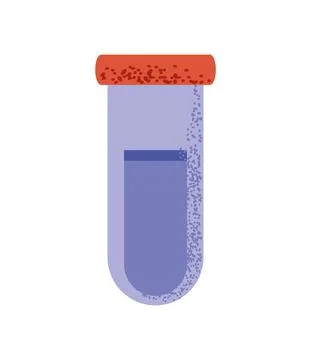 Laboratory test tube Stock Illustration