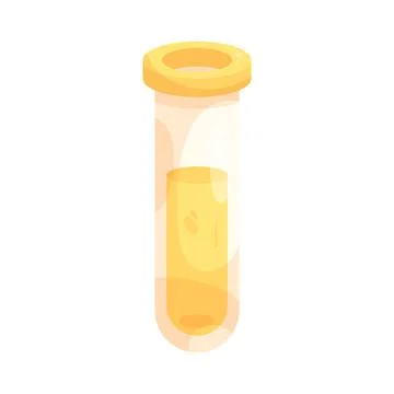 Laboratory test tube 库存插图