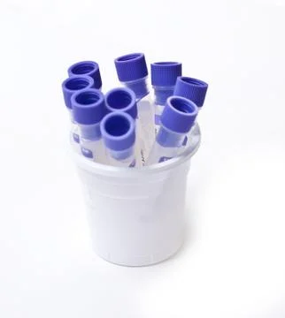 Laboratory test tubes Stock Photos