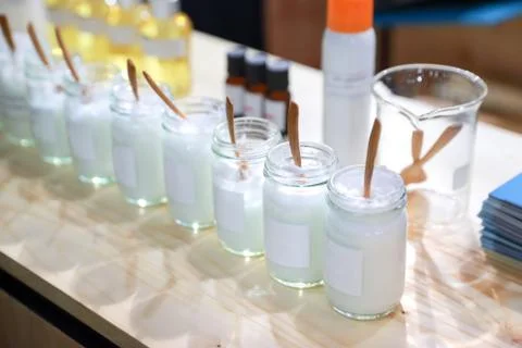 Laboratory test tubes Stock Photos