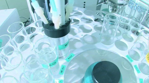 Laboratory testing 5 Stock Footage 307844