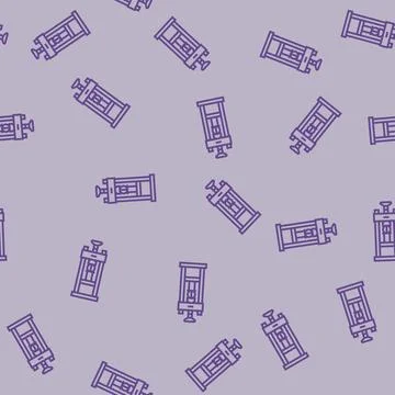 Laboratory testing cement production line seamless pattern イラスト素材