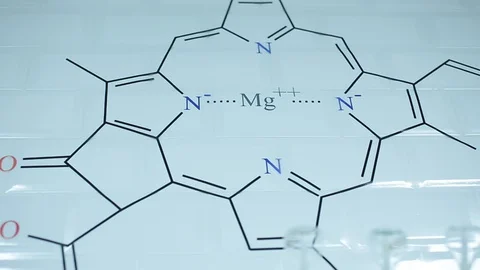 Laboratory testing of chemical reagents. Stock Footage 127778579