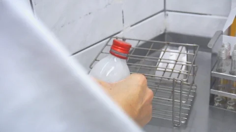 Laboratory testing Stock Footage 87805349