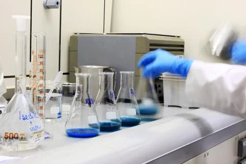 Laboratory testing Stock Photos