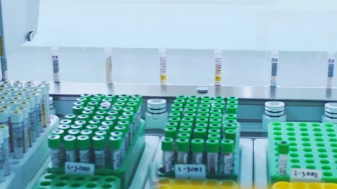 Laboratory testing process 0003 Stock Footage 113319964