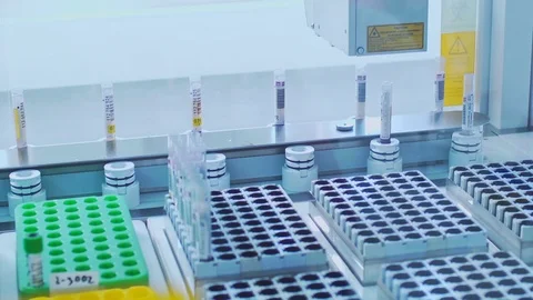 Laboratory testing process 0004 Stock Footage 113319972