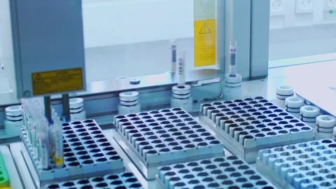 Laboratory testing process 0005 Stock Footage 113319974
