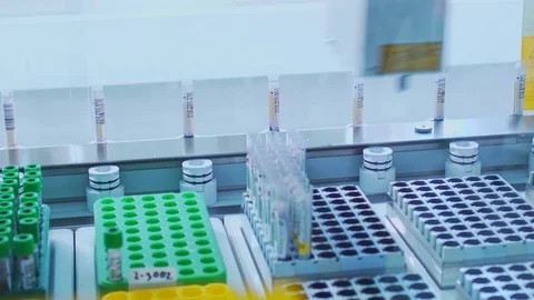 Laboratory testing process 0006 Stock Footage 113319988