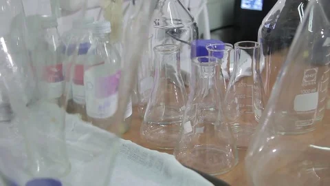 Laboratory for testing the quality of Stock Footage 80638126