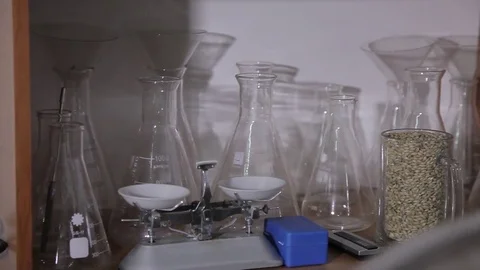 Laboratory for testing the quality of Stock Footage 80638154